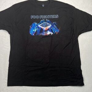 Foo Fighters Concrete and Gold 2018 World Tour Concert Black T Shirt‎ Men 3XL